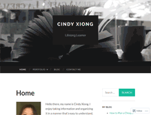 Tablet Screenshot of cindyxiong.com